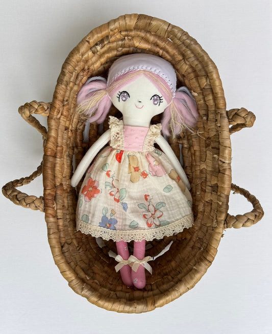 Vintage Style Doll Ari | Handmade Cloth Doll | Dolls From The Stars