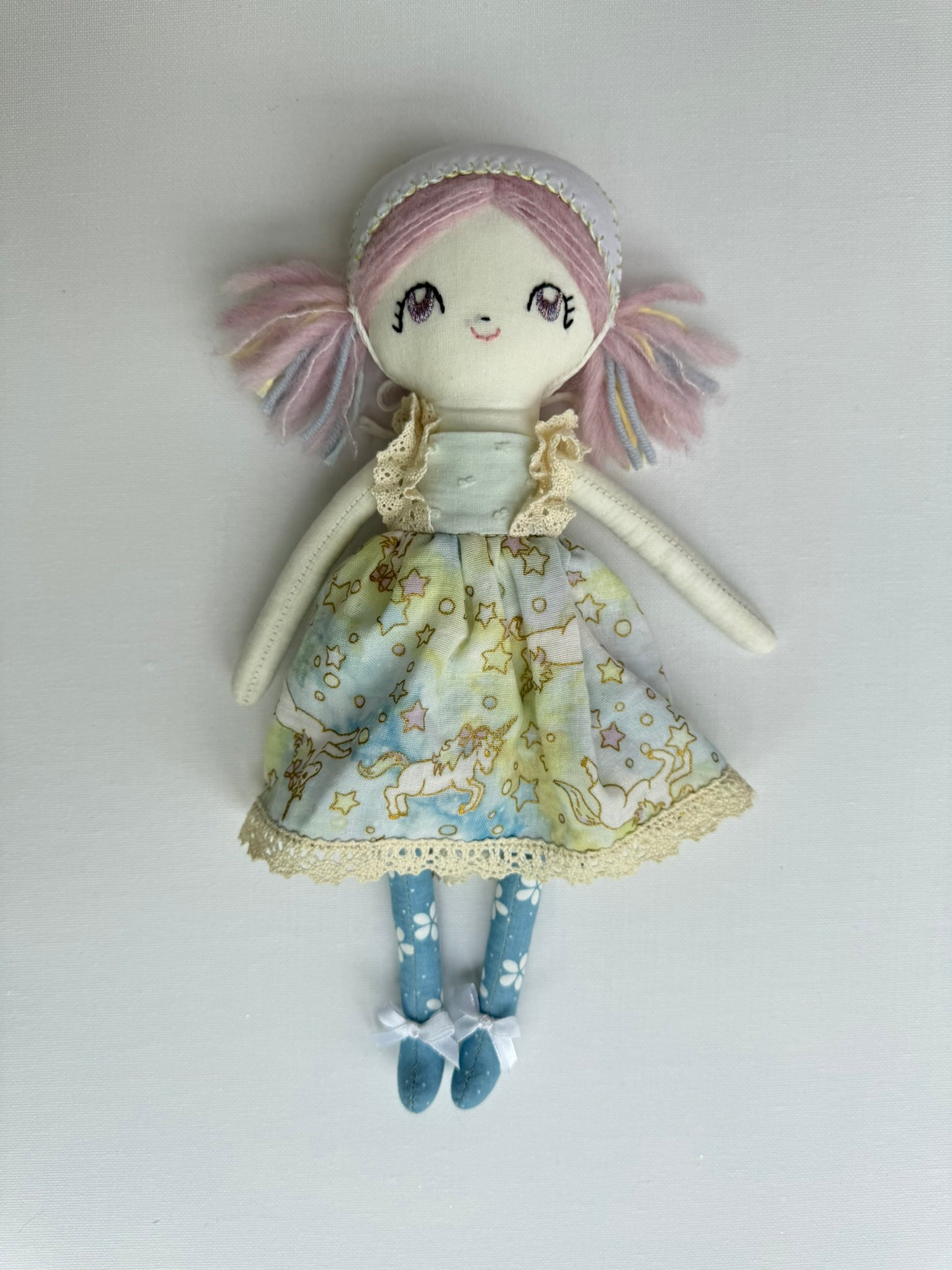 Handmade Unicorn Doll Nashyra | Magical Cloth Doll | Dolls From The Stars