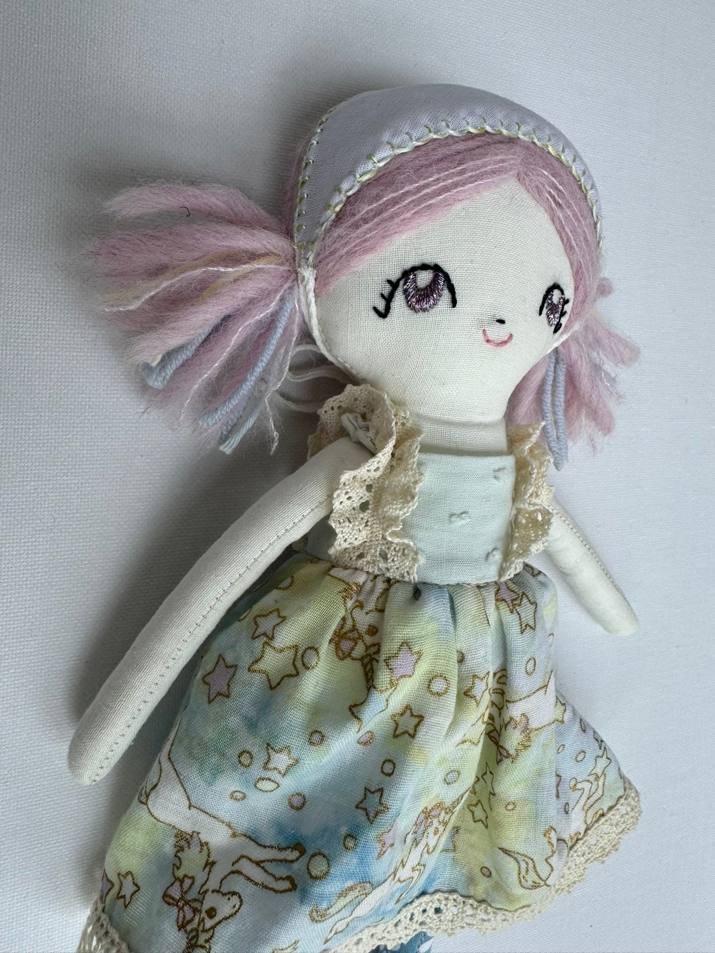 Handmade Unicorn Doll Nashyra | Magical Cloth Doll | Dolls From The Stars