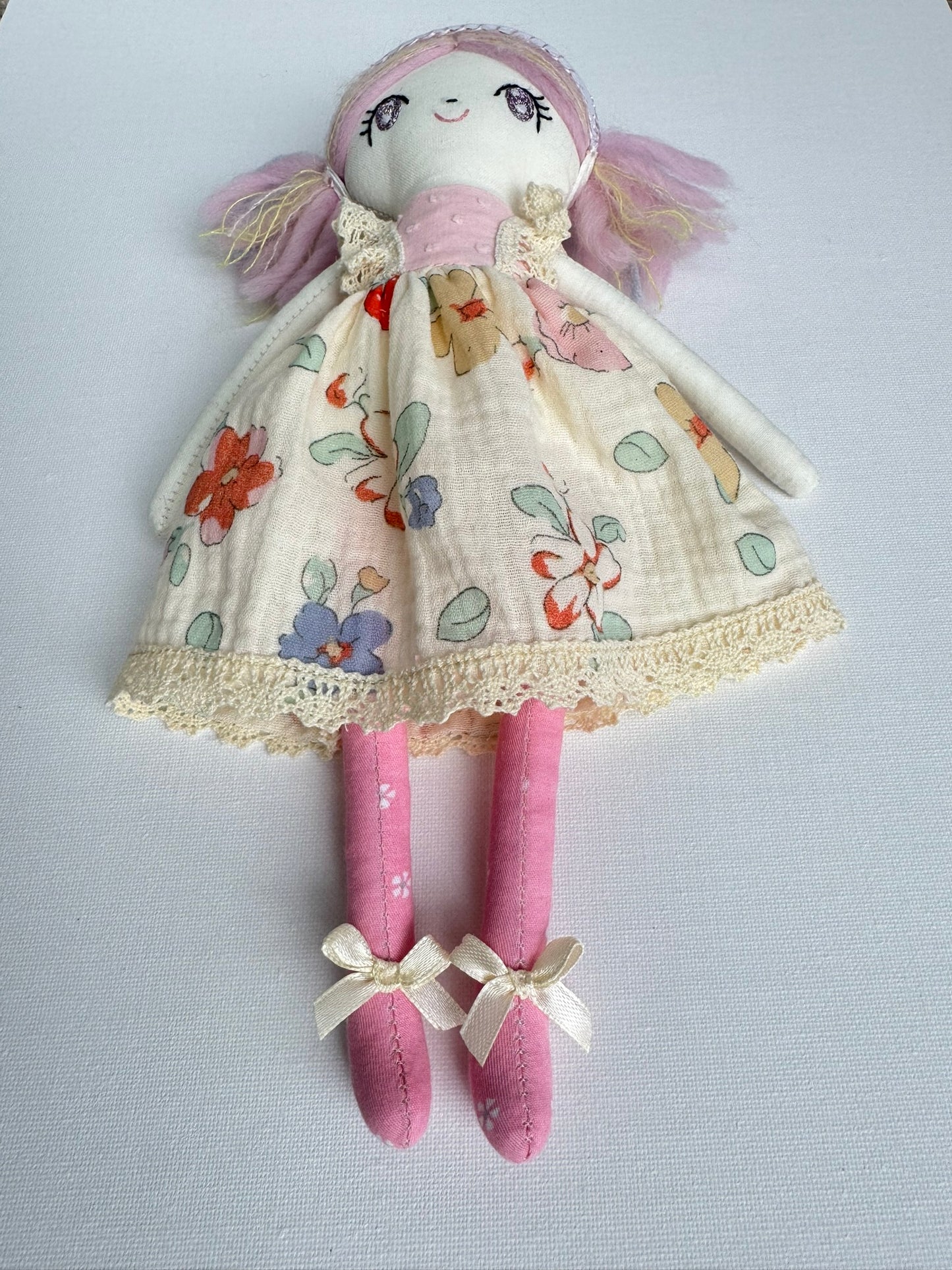 Vintage Style Doll Ari | Handmade Cloth Doll  | Dolls From The Stars