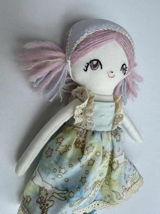 Handmade Unicorn Doll Nashyra | Magical Cloth Doll | Dolls From The Stars